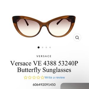 Versace Butterfly sunglasses